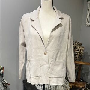 Sioni Beige  Knit Sweater